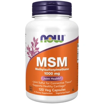 MSM 1000 mg, 120 dārzeņu kapsulas Now Foods