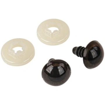 Plastmasas dzīvnieku actiņas, saspiežamas, D=8mm m