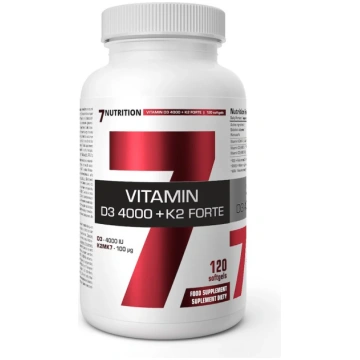 7Nutrition 7 NUTRITION D vitamīns 4000IU + K2 1000