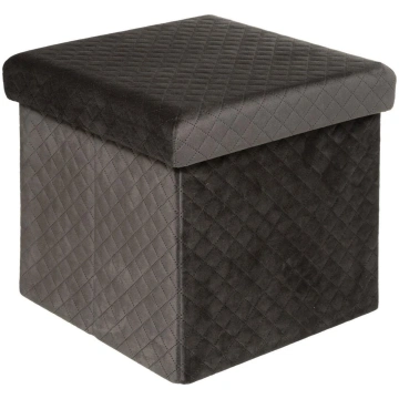 Pufs 5five, pelēka krās., 30 cm x 31 cm x 31 cm
