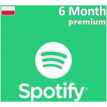 Spotify Premium dāvanu karte 6 mēnešiem (Polija)