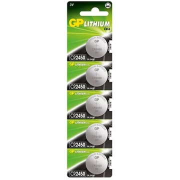 Vienreizējā baterija GP Batteries CR2450 Lithium C