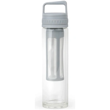 Termopudele COLD BREW MOSHI 400 ml, pelēka, stikls