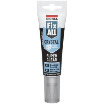 Līme - hermētiķis SOUDAL FIX ALL Crystal caurspīdi