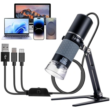 USB-Mikroskop kompatibel mit iPhone, Android-Handy