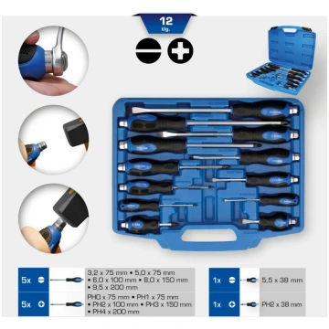 Brilliant Tools Sitamo skrūvgriežu komplekts, 12 d