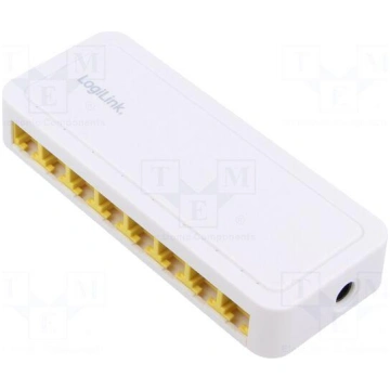Switch Ethernet | DC socket,RJ45 socket x8 | PnP,P