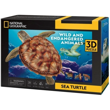 3D puzle Cubicfun National Geographic Sea Turtle, 