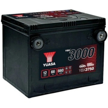 66Ah 660A AKUMULATORS YUASA YBX3750 230x179x185+- 