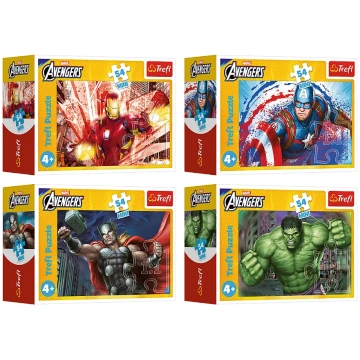 TREFL AVENGERS Mini puzle, 54 gab