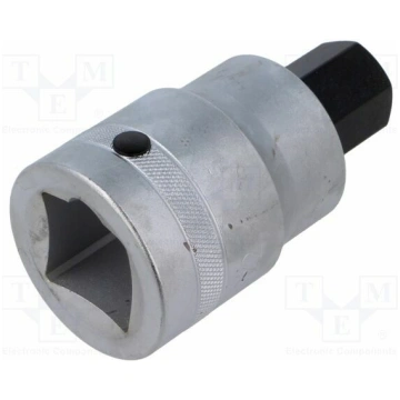 Socket: hex key-bit; HEX 22mm; 1"; Socket bit leng