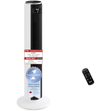 Levoit 20 dB klusais torņa ventilators, 4 režīmi,