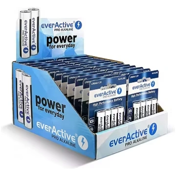 everActive PRO ALKALINE BATTERIES LR6/AA DISPLAY 9