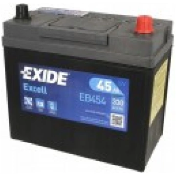 Exide Excell EB454 12V 45Ah 330A auto akumulators
