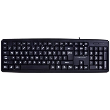 Esperanza EK129 keyboard USB QWERTY UK English Bla