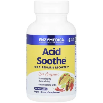 Enzymedica, Acid Soothe, 90 Capsules