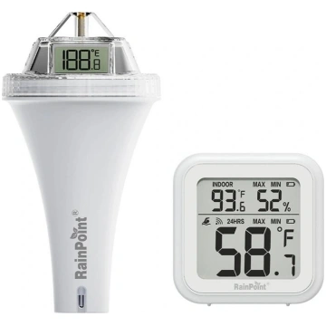 RainPoint Pool Thermometer HCS565ARF+HCS015T2H