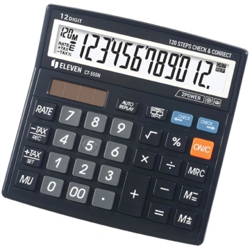 Eleven Calculator CT555N black desktop 12 digits (