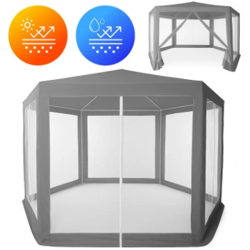 Dārza paviljons telts MultiGarden 2x2x2 m ar moskī