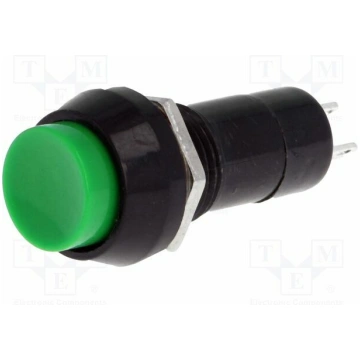 Switch: push-button; Pos: 2; SPST-NO; 1A/250VAC; O