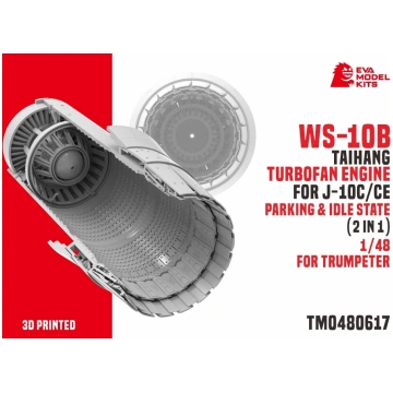 Chengdu J-10 C/CE - WS10B Taihang Engine Parking a