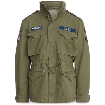 Men's M65 Military Jacket Green - L