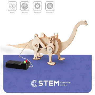 KOKA MONTĀŽA KOMPLEKTS ROBOTS BRACHIOZAURUS, STUMB