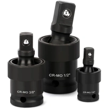 1/4" + 3/8" + 1/2" Dr. Impact universal joint set 