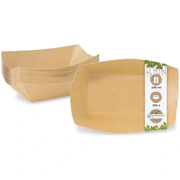 Greenbox Premium kartona uzkodu trauciņi, 200 ml,
