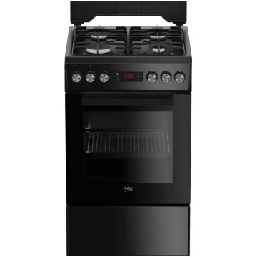 Gāzes-elektriskā plītis BEKO FSE52321DBD, 4 plītsa