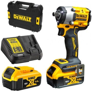Triecienatslēga DeWalt DCF922P2T; 18 V; 2x5,0 Ah a
