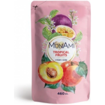 MonAmi krēmziepes rezerve Tropical Fruits, 460 ml 