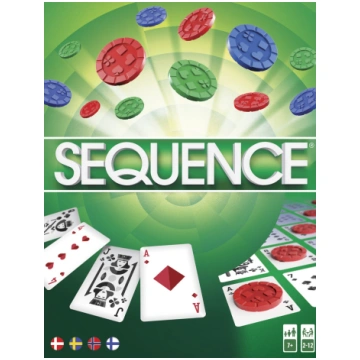 Asmodee - Sequence The Board Game Nordic - izmērs 
