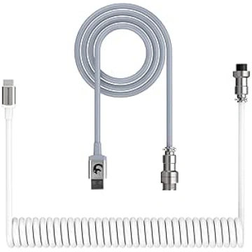 XINMENG Deluxe Custom Coiled USB-C mehāniskās tast