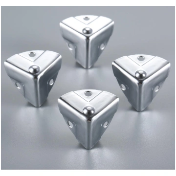 4pc Metal Wooden Wine Box Corner Protection Flight