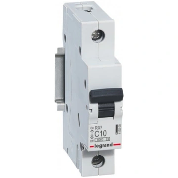 Strāvas slēdzis MCB RX3 Legrand 419200 (10A, 1P, 2
