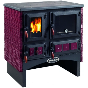 Malkas plīts MORAVIA 9180 OFELIE 8kW, sarkana