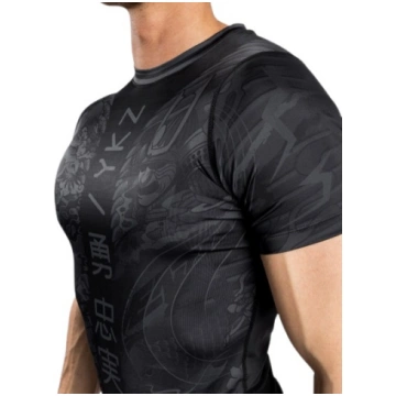 Krekls Venum YKZ21 Rashguard melns (X)