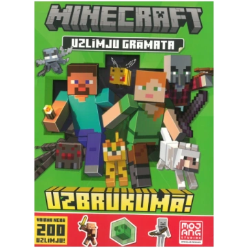 Minecraft. Uzbrukumā! Uzlīmju grāmata