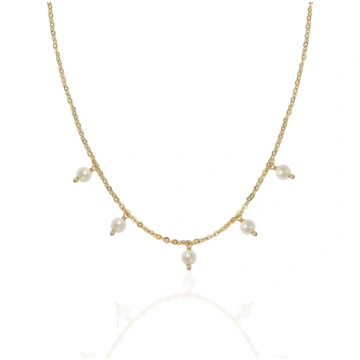 Pearl Drops Necklace stormluxied