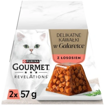 PURINA Gourmet Revelations Chunks in jelly with sa