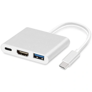 Adapteris iLike HD1 USB Type-C, HDMI / USB / USB-C