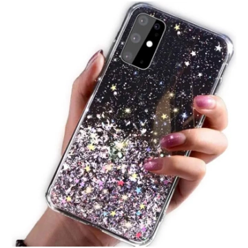 Fusion glue glitter silikona aizsargapvalks Apple 