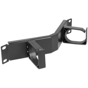 Delock 10″ Cable Management Routing Panel with 2 h