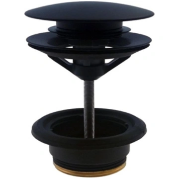 Herz izlietnes izplūde 1 1/4"", melna 880498