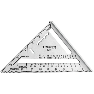 Stūrenis alumīnija 177mm TRUPER
