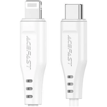 Kabel USB Acefast USB-C - Lightning 1.2 m Bialy (6