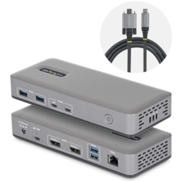 Dokstacija StarTech.com Dual‑Monitor USB‑C 4K60 Di