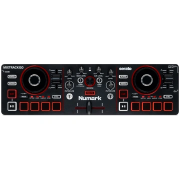 Numark MixTrack Go, melna - DJ kontrolieris, MIXTR
