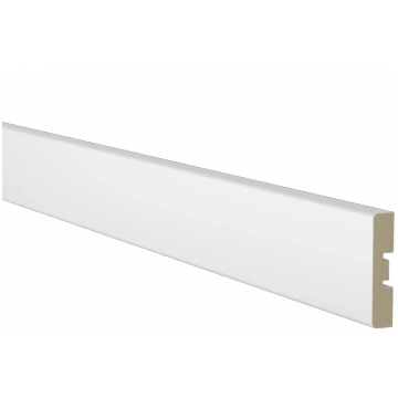 MDF durvju aploda 2,2m/12*58/balta Eesti-hoovellii
